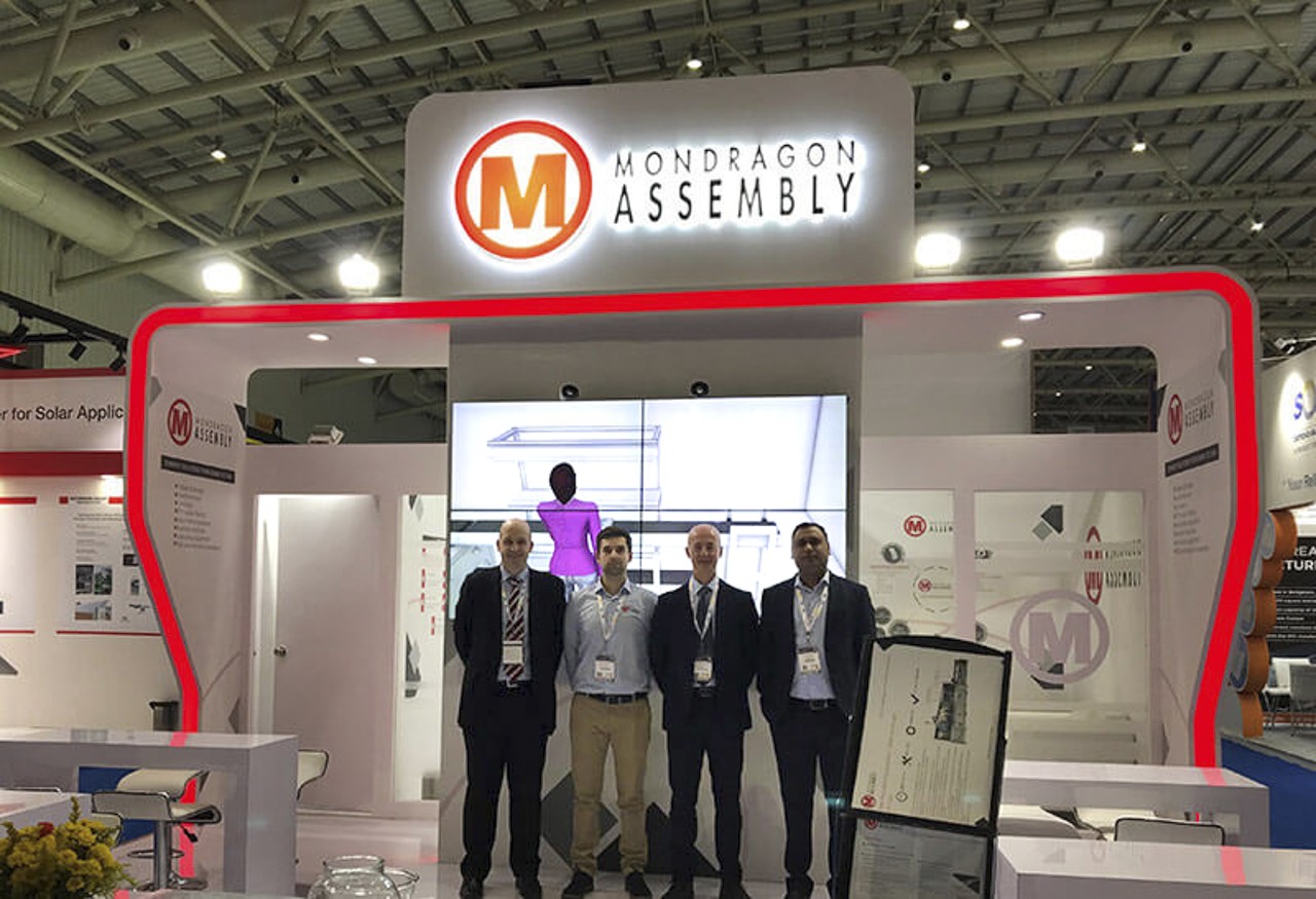 Mondragon Assembly shows its solutions at “Intersolar India”