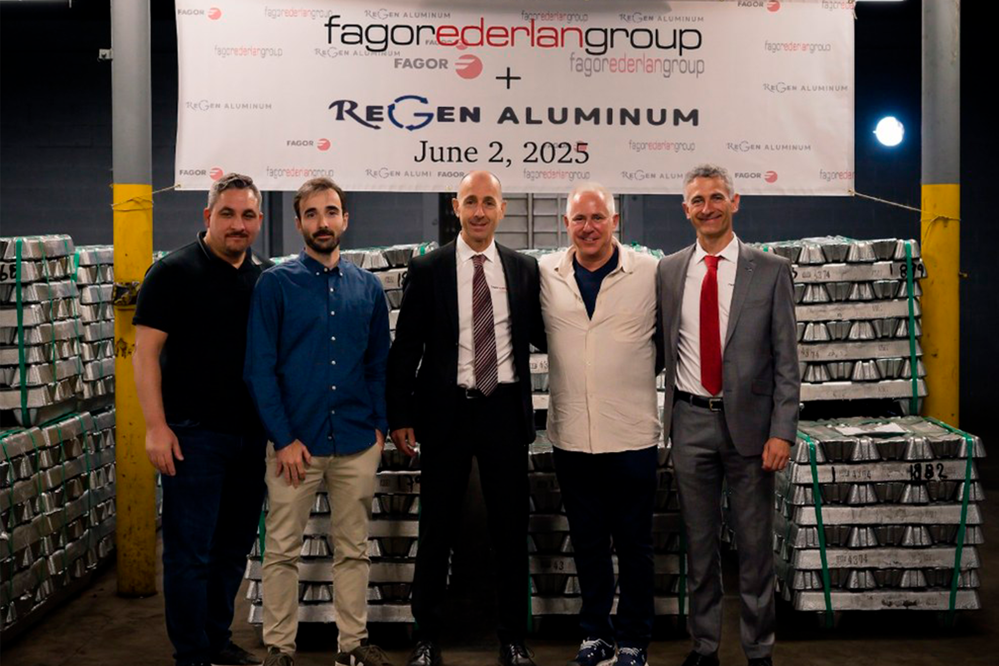 Fagor Ederlan adquiere el 51% de la empresa norteamericana Regen Aluminum
