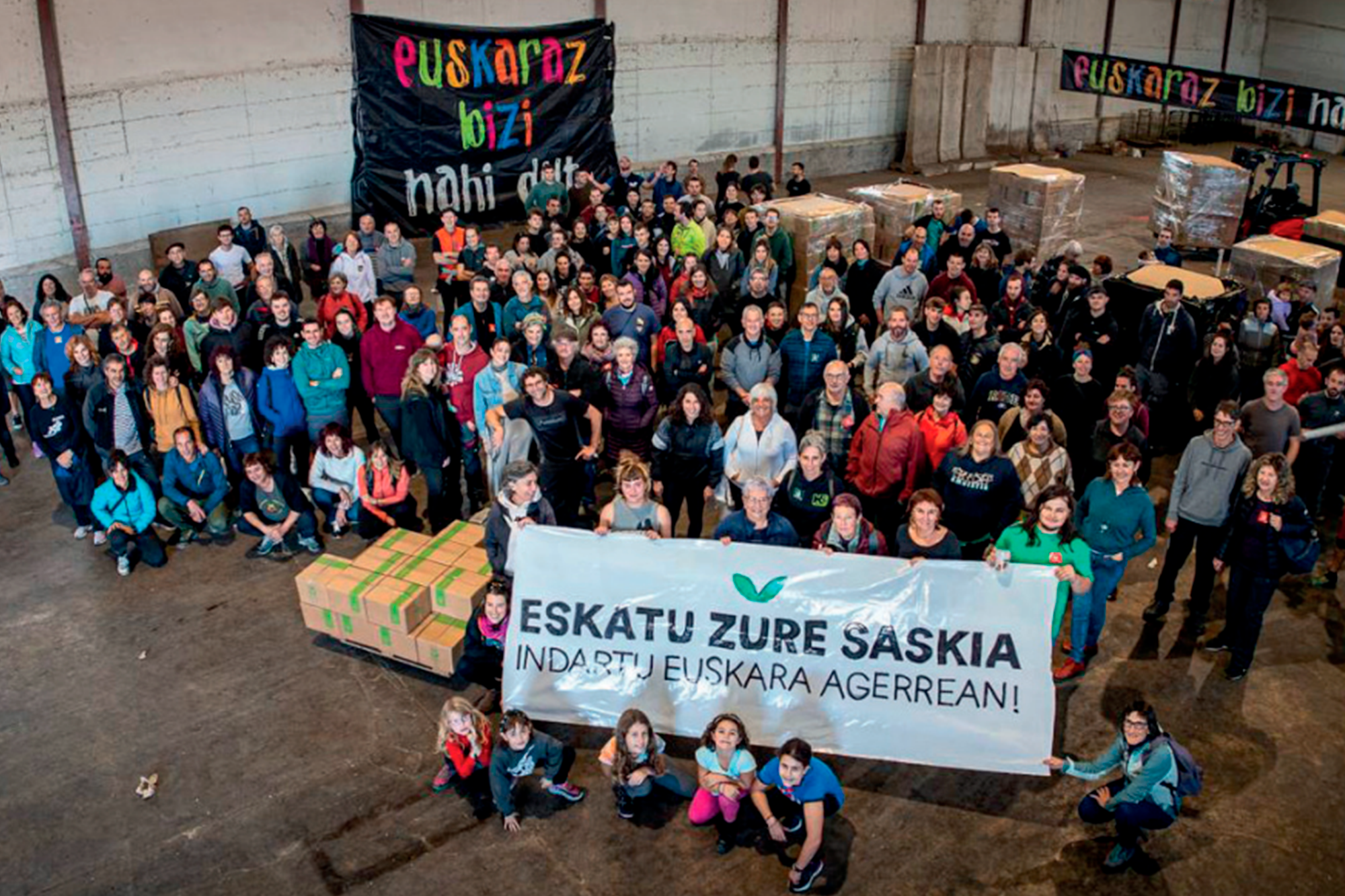 Nueva campaña de Errigora: ‘Agerreko uzta euskarari puzka’
