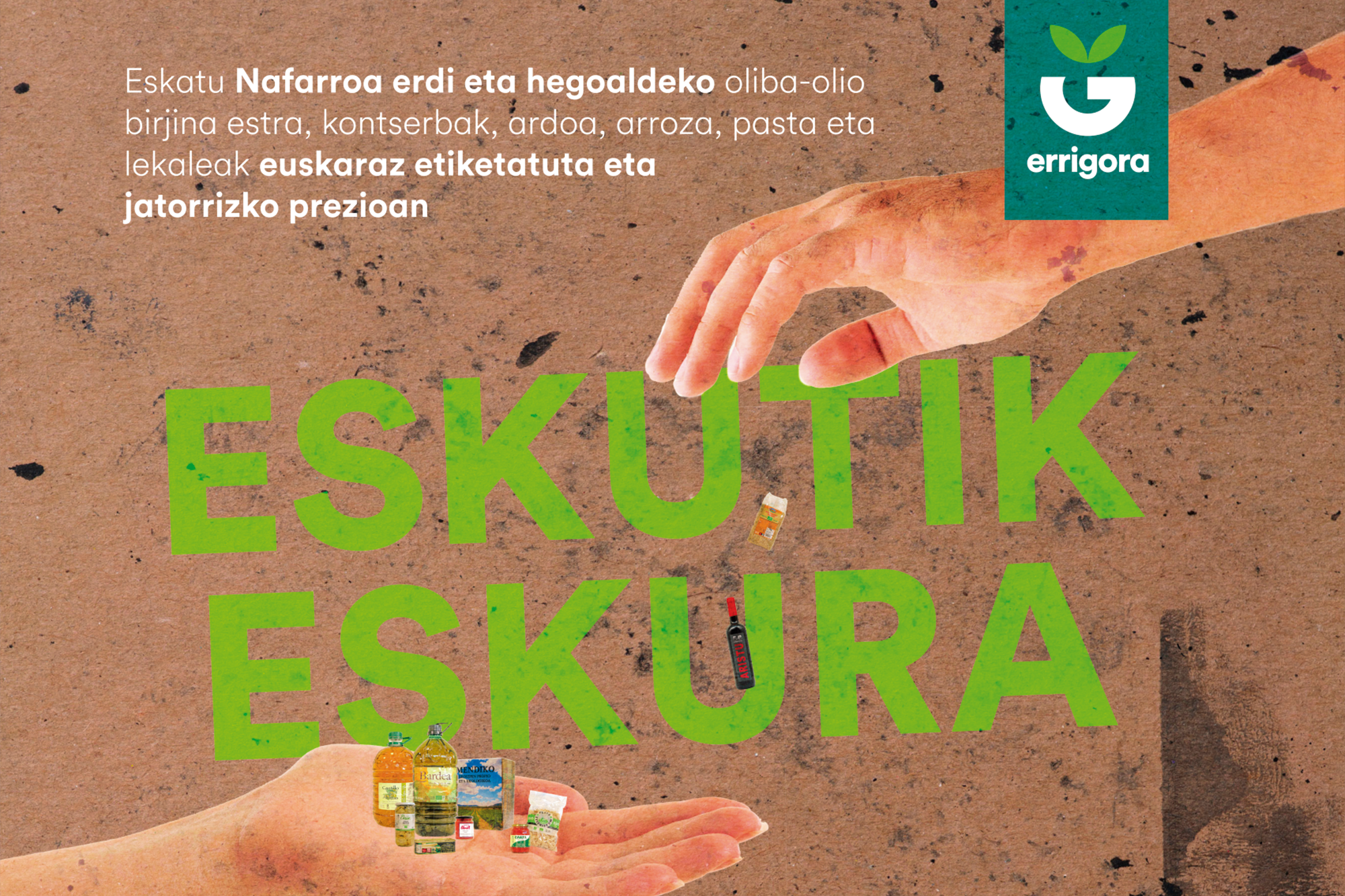 Hastear da Errigoraren ‘Eskutik eskura’ kanpaina