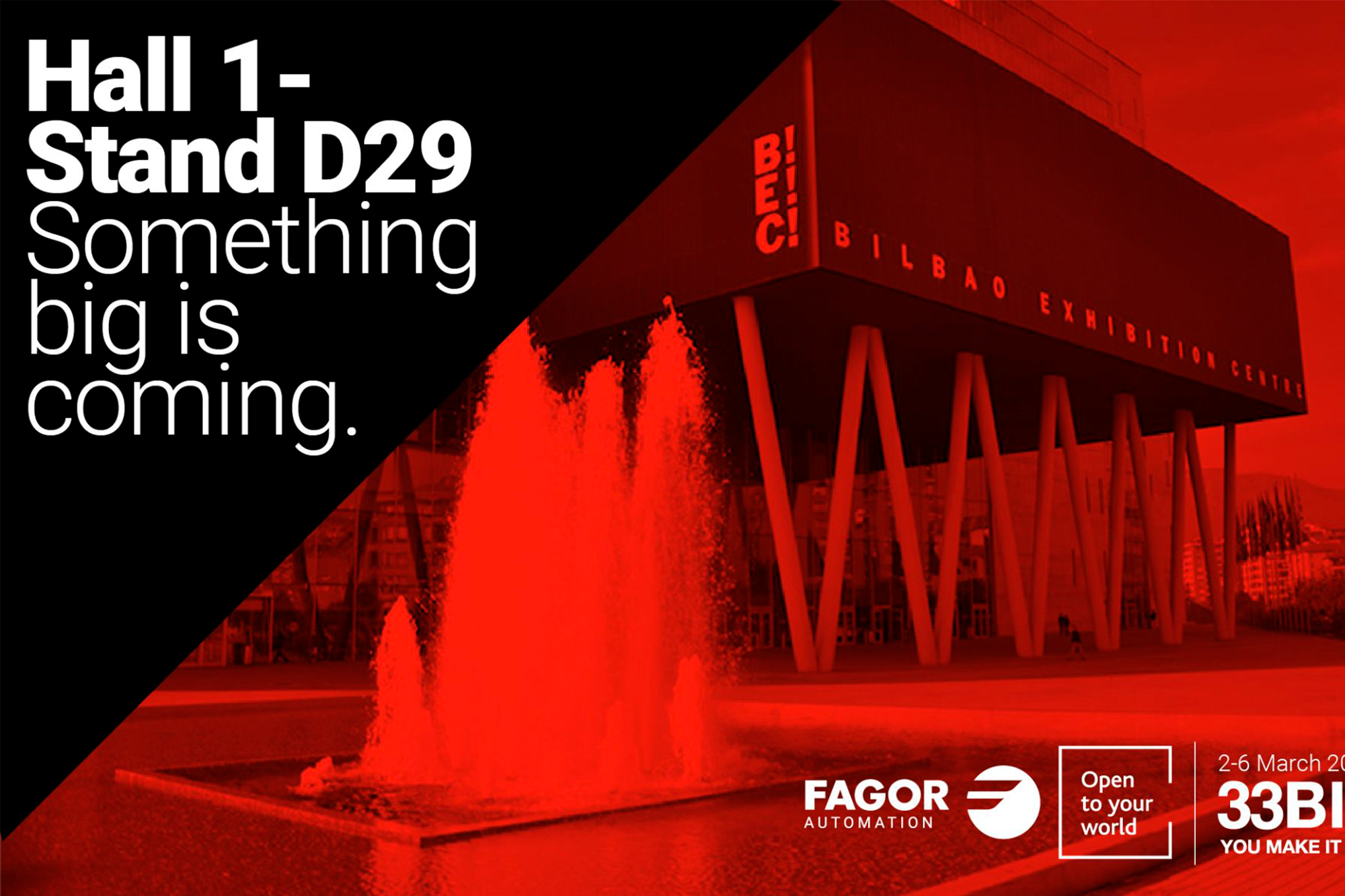 Fagor Automationen berrikuntzak ezagutzeko aukera izango da BIEMH azokan