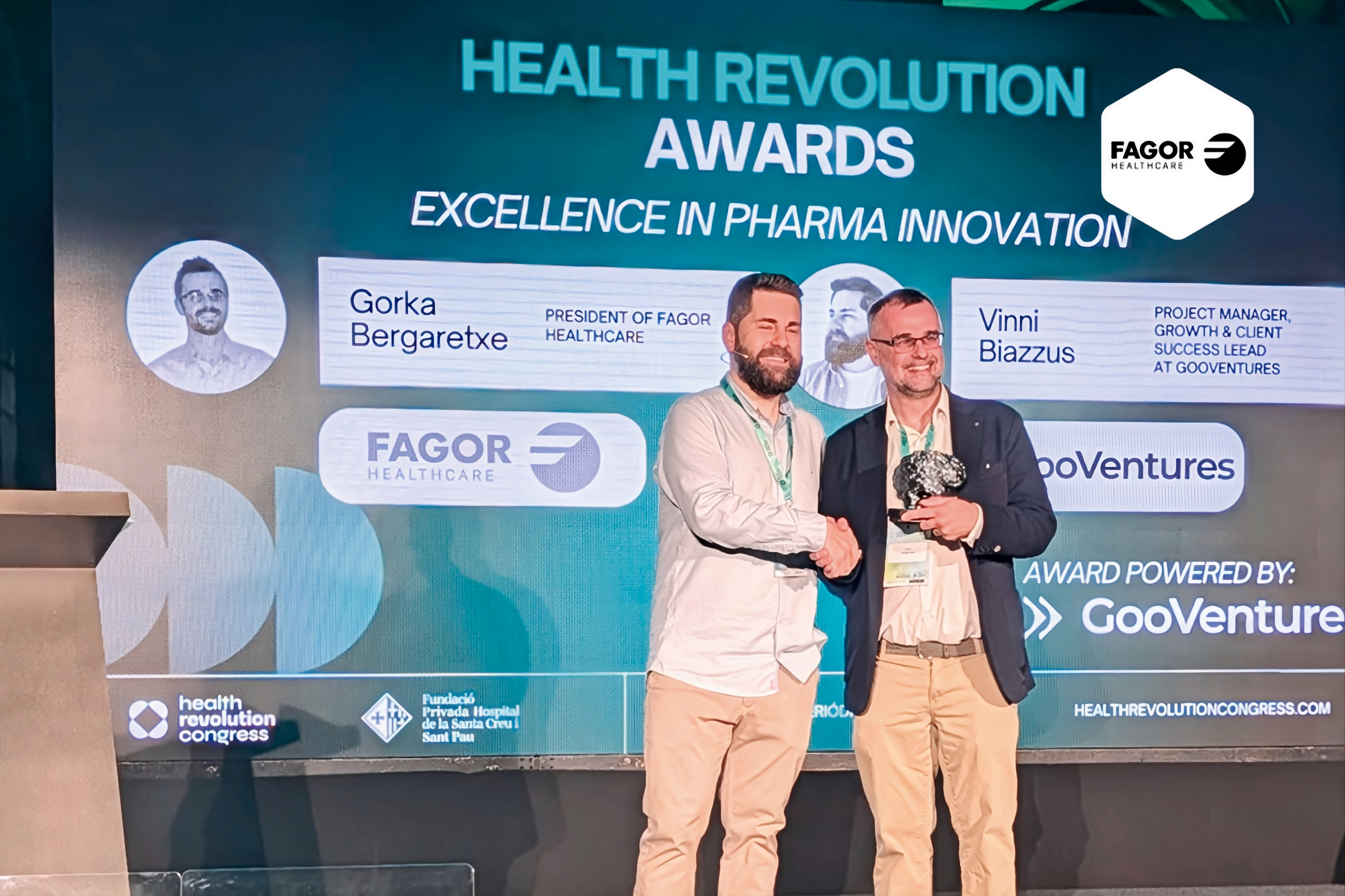‘Excellence in pharma innovation’ saria jaso du Fagor Healthcarek